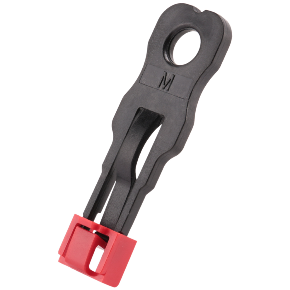 Lot de 100 caches anti-poussière pour port Ethernet RJ45, rouges, avec serrure et clé exclusives