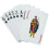Κάρτες πόκερ Αδιάβροχο Hold'Em Παίζοντας Black Jack Plastic Card Game Card Board-Blue 6