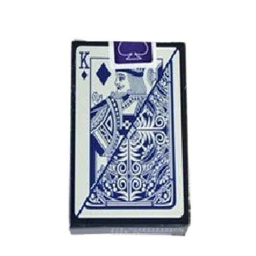 Κάρτες πόκερ Αδιάβροχο Hold'Em Παίζοντας Black Jack Plastic Card Game Card Board-Blue 1