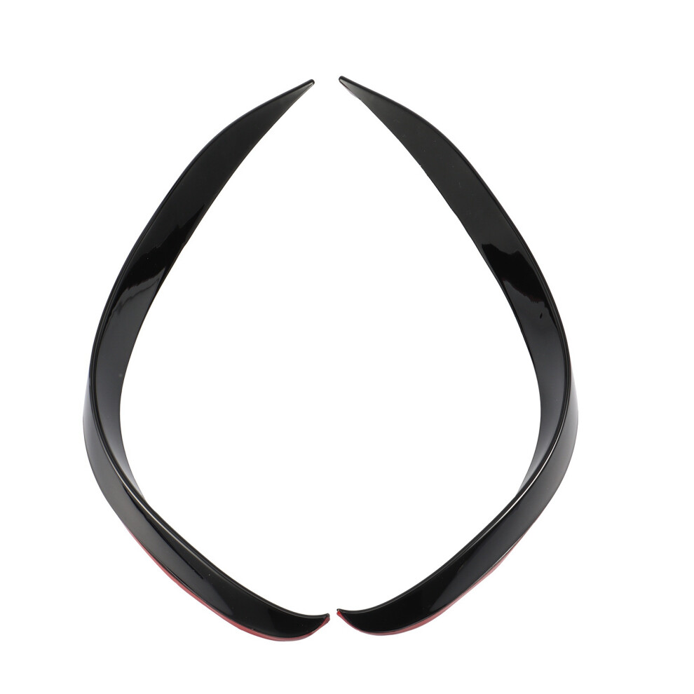 2Pcs Car Front Bumper Spoiler Splitter Cover For C-Class C200 C260 W205 2019+ 4851820493741