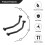 Πίσω λαβή επιβατών μοτοσικλέτας CNC Hand bar Rail για 700 6