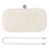 Pearl Clutch Τσάντες Γυναικεία τσαντάκια Γυναικεία βραδιά χεριών για μόδα γάμου - Λευκό 2