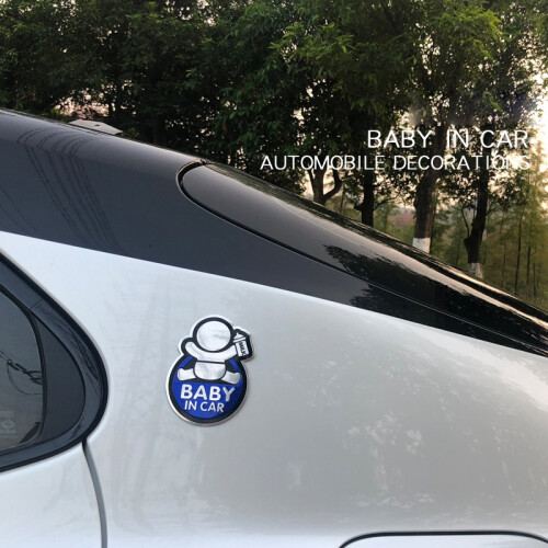 Αυτοκόλλητο Baby in Car από αλουμίνιο για Fabia A 2