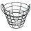 Ανοξείδωτο Μεταλλικό Καλάθι Γκολφ Range Ball Container Containers Θήκη για 50 μπάλες-μαύρο 1