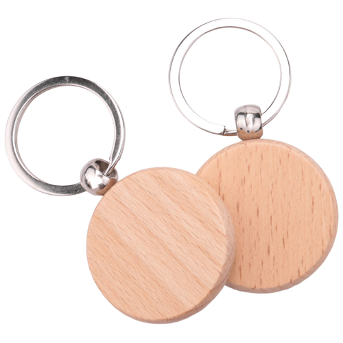 Llaveros Personalizables Pintar Llaveros De Madera Redondos En Blanco - Pack De 20 Unidades Para Personalizar Y Pintar Discos Madera Blank