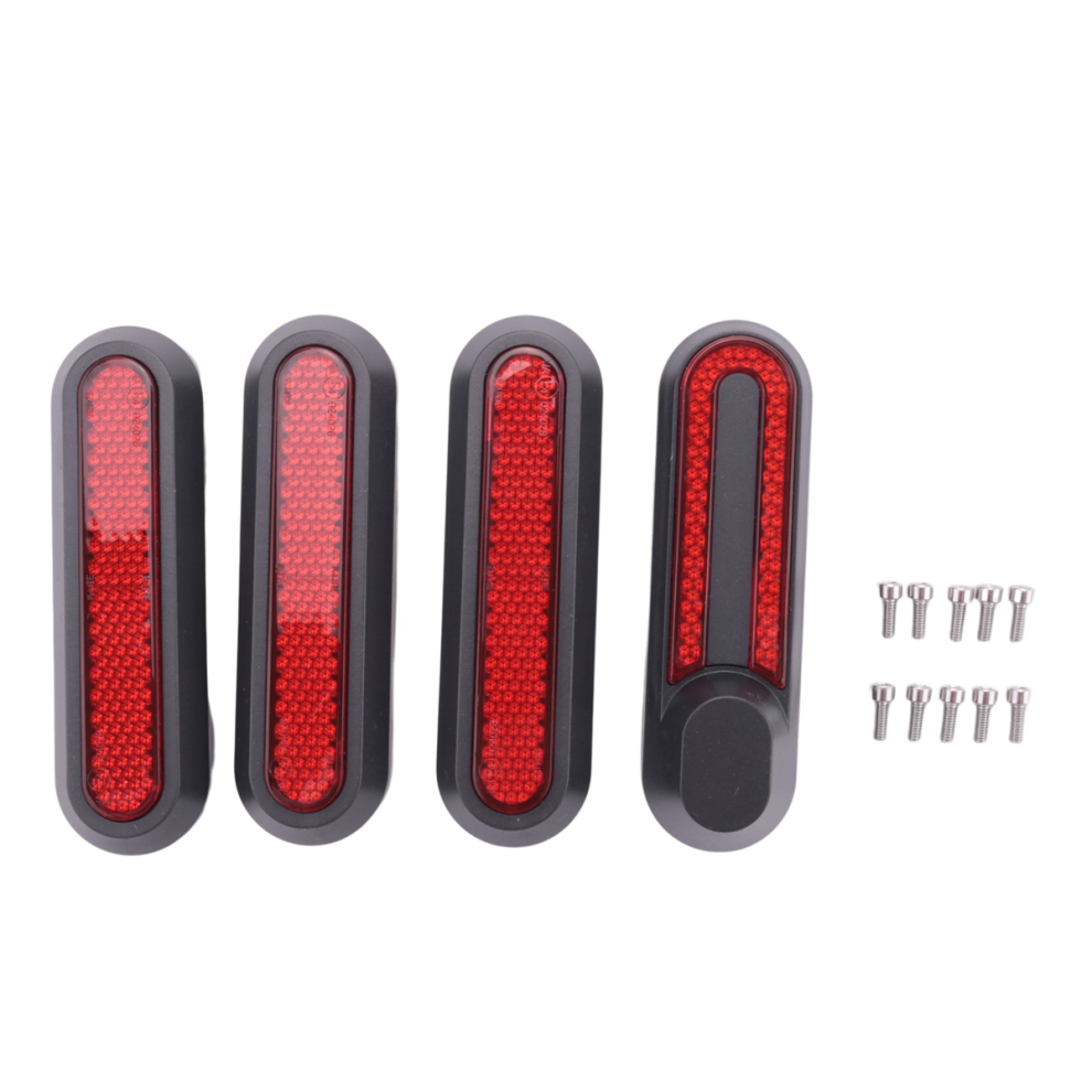 4Pcs Electric Scooter Motor Protection Cover Wheel Decoration Reflective Strip For M365 1S Pro B 4851820412056