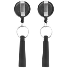 stuks elastische siliconen intrekbare potloodhouder, Duty Pull Pen voor houtbewerking, sleutelhangerhoes