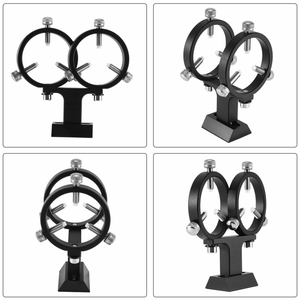 Adjustable Pointer Finderscope Bracket 6-Point Guidescope Rings Mount Astronomical Telescope,50Mm(18Mm-49Mm) 4851820415057