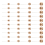40 ΤΕΜ. Cake Toppers Mini Gold Ball Διακοσμήσεις Cupcake για στολισμό Γάμου γενεθλίων 4