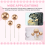 40 ΤΕΜ. Cake Toppers Mini Gold Ball Διακοσμήσεις Cupcake για στολισμό Γάμου γενεθλίων 9
