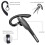 Bluetooth Headset Dual Microphone Noise Cancellation V5.0 Earbuds for Drivers Machine Office 3