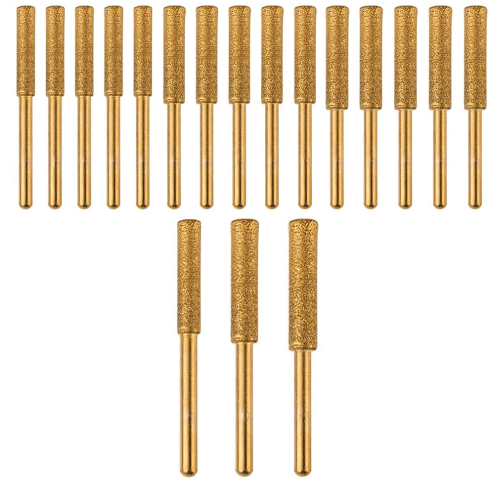 18Pcs Diamond Chainsaw Sharpener Bits, Stone Chain Saw For Polishing Grinding Tool 4851820421607