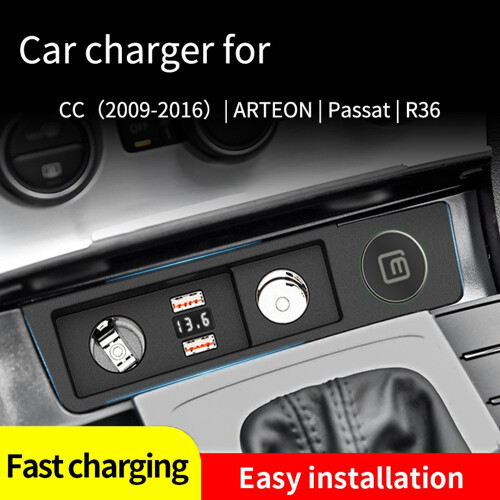 Per IOS Caricabatteria per auto Accendisigari Modificato Uno per Due per- B6/B7/CC//R36 2