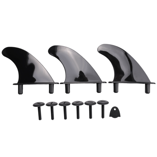 Lot de 3 ailerons de surf souples pour paddle et planches de surf 1
