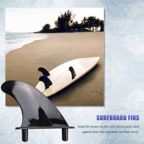 Lot de 3 ailerons de surf souples pour paddle et planches de surf 2