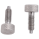 Hand Retractable Spring Plunger with Knurled Handle Stainless Steel Lock-Out M6 Type Release Pins for Rolling Toolbox B 2