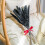 30Pcs Black Pampas Grass, 17 polegadas Natural Dryed Small Stems para decoração de casamento em casa Arranjos de flores, decoração 3