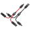 Solar Y Branch Cable Connectors,Solar Parallel Adaptor in Pair for Pane,Cable Wire Plug Tool Kit 1