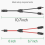 Solar Y Branch Cable Connectors,Solar Parallel Adaptor in Pair for Pane,Cable Wire Plug Tool Kit 3