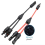 Solar Y Branch Cable Connectors,Solar Parallel Adaptor in Pair for Pane,Cable Wire Plug Tool Kit 9