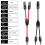 Solar Y Branch Cable Connectors,Solar Parallel Adaptor in Pair for Pane,Cable Wire Plug Tool Kit 8