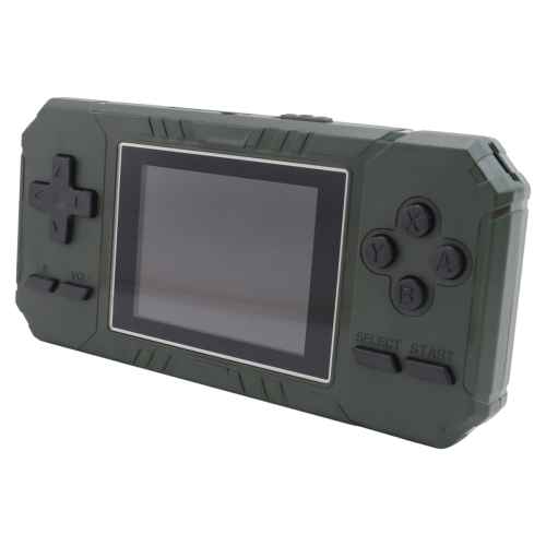 Retro portátil mini console de jogos portátil 8 bits 3,0 polegadas tela colorida LCD player integrado 500 jogos-verde 1