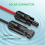 Solar Y Branch Cable Connectors,Solar Parallel Adaptor in Pair for Pane,Cable Wire Plug Tool Kit 5