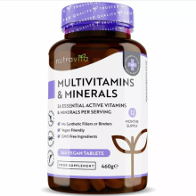 Multivitamins & Minerals A-Z Men & Women 365 Vegan Tablets - 100% NRV One A Day