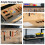 Switzer (Black) SwitZer Steel Garage Tool Box Work Bench Storage Pegboard Shelf DIY Workshop 4