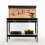 Switzer (Black) SwitZer Steel Garage Tool Box Work Bench Storage Pegboard Shelf DIY Workshop 9