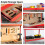 Switzer (Red) SwitZer Steel Garage Tool Box Work Bench Storage Pegboard Shelf DIY Workshop 4