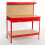 Switzer (Red) SwitZer Steel Garage Tool Box Work Bench Storage Pegboard Shelf DIY Workshop 11