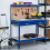 Switzer (Blue) SwitZer Steel Garage Tool Box Work Bench Storage Pegboard Shelf DIY Workshop 3