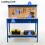 Switzer (Blue) SwitZer Steel Garage Tool Box Work Bench Storage Pegboard Shelf DIY Workshop 5