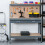 Switzer (Grey) SwitZer Steel Garage Tool Box Work Bench Storage Pegboard Shelf DIY Workshop 6