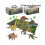 Παιχνίδια Dinosaur 9 τμχ Φιγούρες Μοντέλο Playset With Play Mat And Tr 5