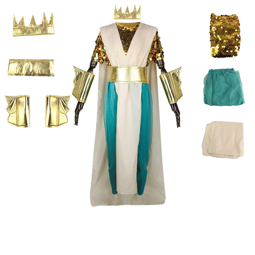 (Aquaman, XL) Aquaman Arthur Curry Mera tenue de Cosplay jeu de rôle déguisement adulte homme femme
