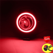 (1 szt. - czerwony) Dodatkowy reflektor LED do motocykla Angel Eye Reflektor LED do motocykla Lampa