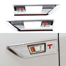 (Srebrny) Naklejka na osłonę kierunkowskazów bocznych do Chevroleta Cruze 2009-2015