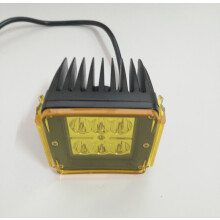 (żółty) 1 szt. Osłona obiektywu lampy roboczej LED, chroniąca przed kurzem, bursztynowa, czarna, czerwona,