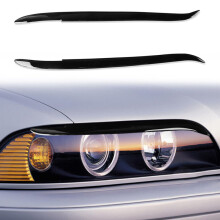 Do BMW serii 5 E39 1995-2003 Piano Black, błyszczący przedni reflektor, dekoracyjna ramka na brwi do