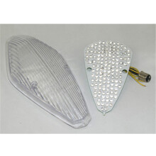 (Clear Lens)waase For Honda VTX1300 VTX1800 RETRO 2002 2003 2004 2005 2006-2008 E-Mark Tail Light Brake