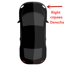 (1 sztuka prawa) Osłona soczewki reflektora samochodowego do BMW Mini F55 F56 F57 2014 2015 2016 2017