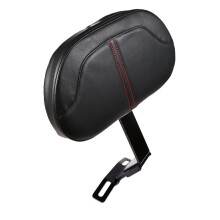 (F)Black Plug-in Driver Backrest Kit Rider Backrest For Harley Fatboy Heritage Softail 2007-2017 CV