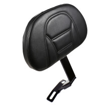 (A)Black Plug-in Driver Backrest Kit Rider Ryggstöd för Harley Fatboy Heritage Softail 2007-2017 CV