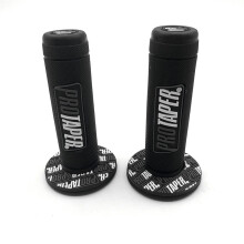 (Svart) Handtag Grip Pro taper Motorcykel Högkvalitativ Protaper Dirt Pit Bike Motocross 7/8" styre