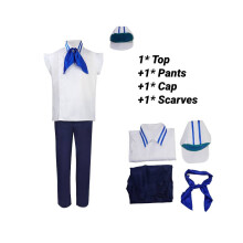 (M) One Piece Marine Soldat Uniform Cosplay Kostüm Anime Mehrere Peripheriegrößen