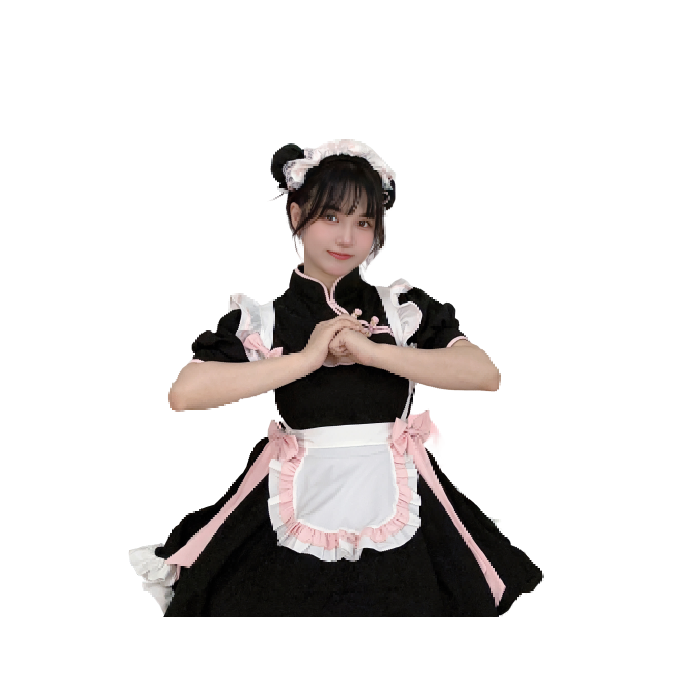 (M) Robe tablier Lolita classique, Costume de demoiselle d'honneur, personnages de jeu, fête Cosplay