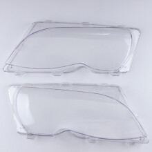 (Tylko osłona reflektora) Osłona soczewki przedniego reflektora + paski osłonowe reflektora do BMW E46