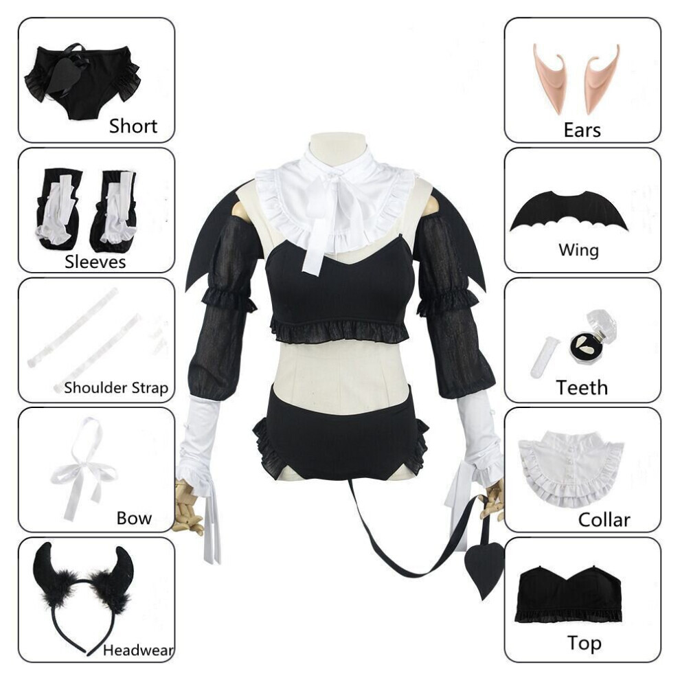 (Diable, S) My Dress Up Darling Anime Cosplay Costume tenue de femme de chambre Jk uniforme scolaire